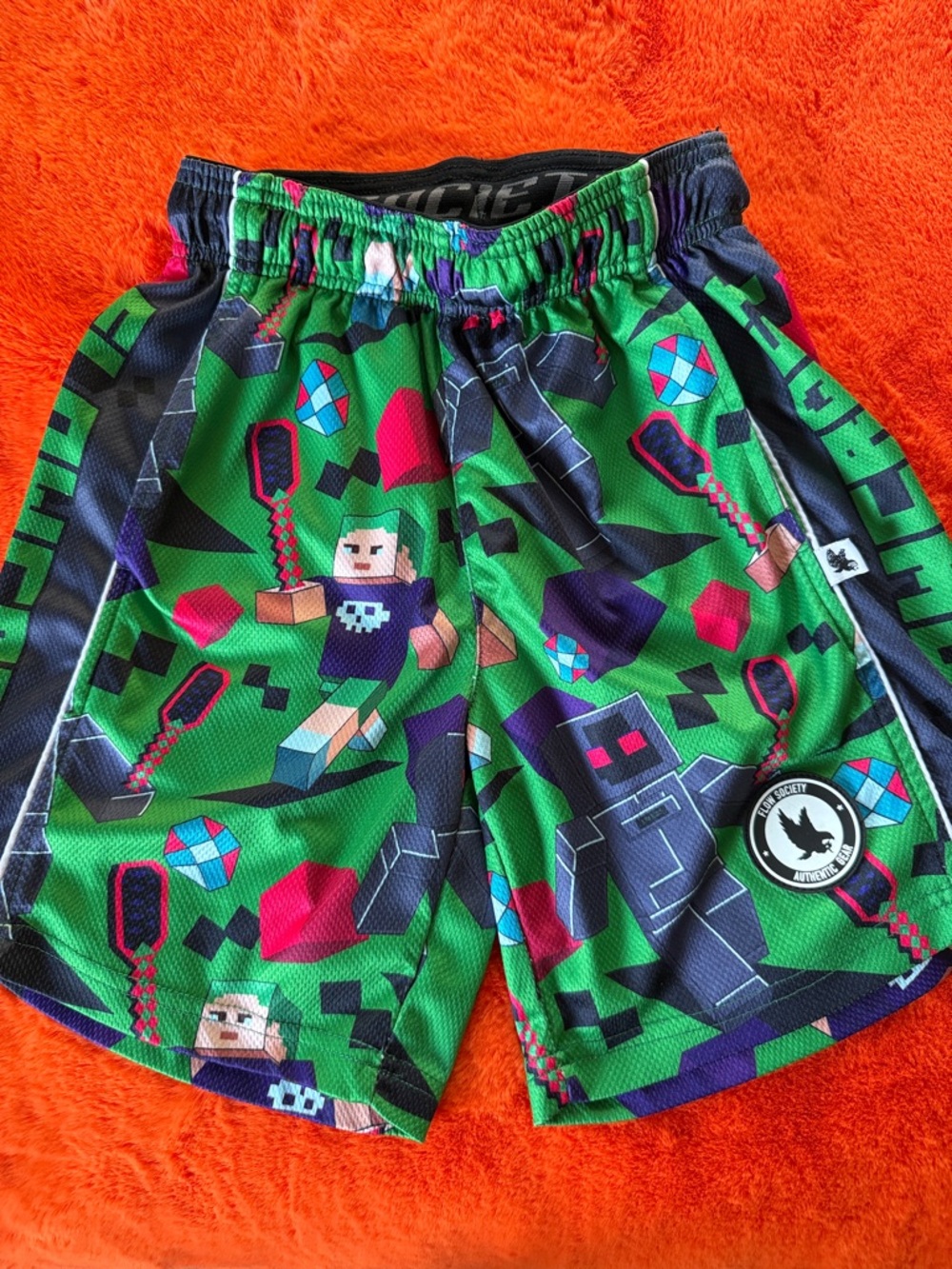 Flow Society Minecraft Lax Shorts